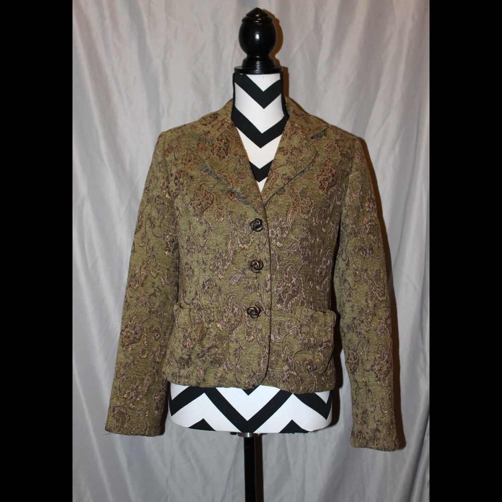 Christopher & Banks 2006 Patterned Jacket